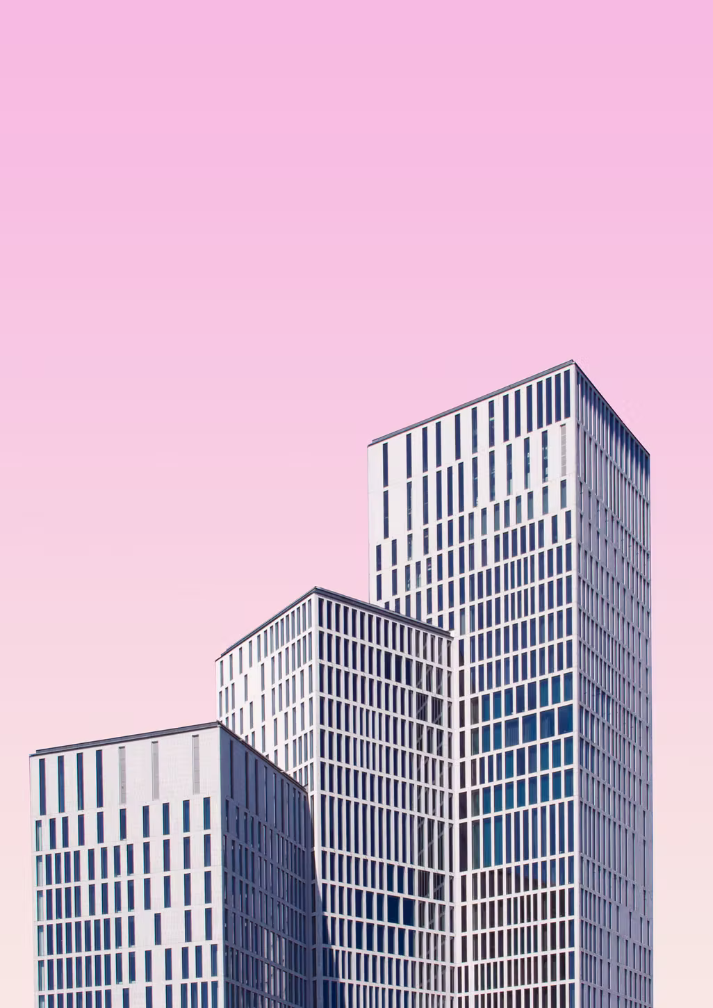 Geometric patterns of modern facade
